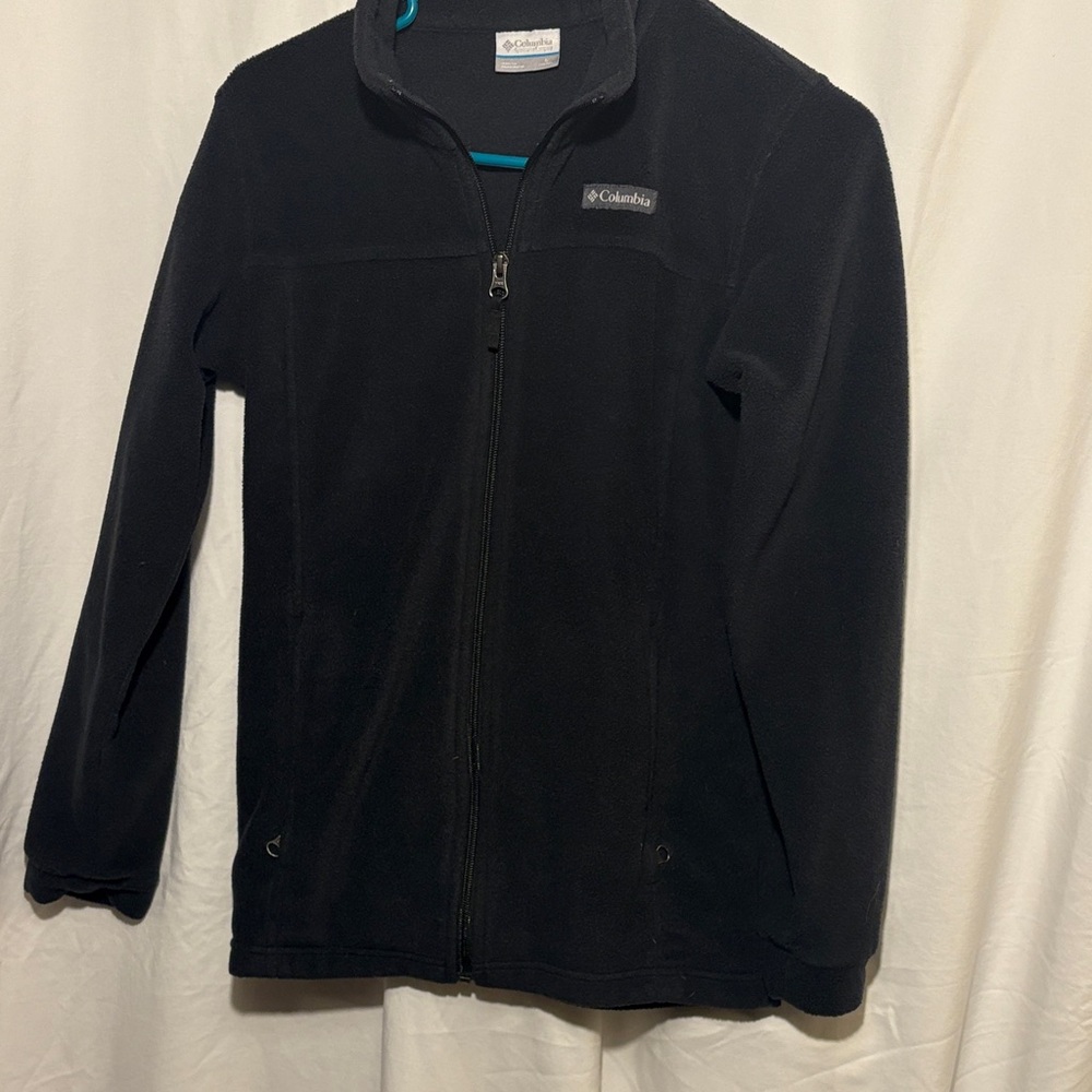 Kid’s Columbia Black Full-Zip Fleece Jacket